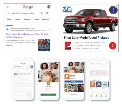 Google Search, Display and App Promotion Ads