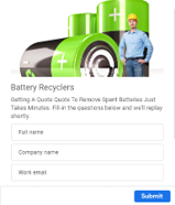 Lead Form Ad Example